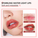 4 x Brand New Hydrating Lip Glow Oil Plumping Lip Oil,Long Lasting Lip Gloss Tint,Moisturizing Lip Care Transparent Lip Stain,Nourishing Non-Sticky Formula,Soft Big Brush Head Glitter Shiny Lip Primer - RRP €27.76