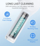 1 x RAW Customer Returns Electric Cleaning Brush, Uythumidid CB11 Spin Scrubber for Bathroom, Electric Grout Cleaner, Electric Cleaning Brush with LED Display, 4 Brush Heads for Household, Tiles, Kitchen and Tires - RRP €29.99