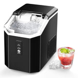 1 x RAW Customer Returns Ice Cube Machine Crushed Ice Machine Portable Crush Ice Cube Machine Self-Cleaning with One-Click Operation, Soft Chewable Ice in 7 Minutes, 16kg 24H Crushed Ice Machine for Home - RRP €229.99