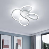 1 x RAW Customer Returns Comely LED Ceiling Light, 40W 4500LM Modern Flower Design Ceiling Lamp, White LED Ceiling Lamp for Bedroom, Living Room, Kitchen, Hallway, Cold White 6500K - RRP €48.99