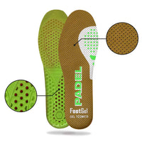 1 x RAW Customer Returns Footgel - Sports Gel Insoles for Padel, If you are a padel player, protect yourself from the risk of injuries, relieve pain in your feet, knees, lower back and get an advantage in matches. 39-42  - RRP €18.83