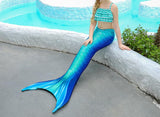 1 x RAW Customer Returns shepretty mermaid tail for swimming for children with mermaid fin, BlackM10,150 - RRP €46.38