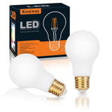 1 x RAW Customer Returns KOOYWAN LED Filament Lamps Matt White Series-ST64 LED Light Bulb-8W 2500K 2pcs - RRP €18.26