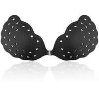 18 x Brand New Niidor Sticky Strapless Adhesive Bra Invisible Push up Bra Silicone Nipple Covers for Backless Dress Breathable Black-D  - RRP €341.82