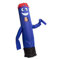 1 x RAW Customer Returns Spooktacular Creations Halloween Inflatable Costume for Kids Tube Dancer Waving Arm Halloween Tube Costume Kids-Blue - RRP €33.99