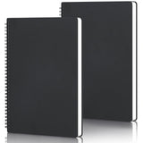 1 x RAW Customer Returns Yarotm Notebook a4 Squared - Pack of 2 Spiral Notebook Ring Binder, Travel Notebook, 100g Paper Notepad, Students, College, Office, Business, Theme, Diary - Spiral Binding A4 - RRP €19.15