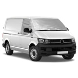 1 x RAW Customer Returns Car Windshield Cover Replacement for VW T6, Front Window Sun Shade, 100 Blackout, Blocks UV Rays, Weatherproof Windshield Wrap Cover - RRP €69.99