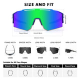 1 x RAW Customer Returns Eninedeuisou Sunglasses Cycling Glasses for Men Women UV 400 Protection Goggles MTB Sports Glasses for Outdoor Sports Cycling Driving Running Golf Baseball - RRP €28.22