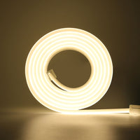 1 x RAW Customer Returns Wisada 220V LED Strip 4M, 288 LEDs m Flexible High Density Natural White 4000K CRI 85 FCOB LED Strip, IP65 Waterproof Super Bright COB LED Light Strip with Switch Plug for Bedroom, Cabinet Lighting - RRP €22.18