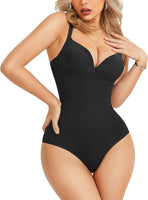 1 x RAW Customer Returns Bafully Women s Body Shaping Flat Tummy Shapewear Invisible Slimming Bodysuit Top Black L-XL - RRP €27.6