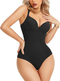 1 x RAW Customer Returns Bafully Women s Body Shaping Flat Tummy Shapewear Invisible Slimming Bodysuit Top Black L-XL - RRP €27.6