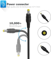 1 x RAW Customer Returns 90W charging cable laptop power supply for Acer Aspire 3 5 E15 E17 ES15 V5 V3 E3 E5 F5 F15 5750G 7750G 7741G E5-575 E5-571 E5-573 F5-573G PA-1900-86 PA-1650-86 19V 4.74A charger 5.5 1.7mm - RRP €18.6