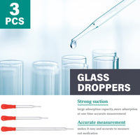 1 x RAW Customer Returns Graduated Cylindrical Glass Beaker Set, Lab Cylinders 10 ml, 25 ml, 50 ml, 100 ml , Beaker 50 ml, 100 ml, 250 ml, 500 ml, 1000 ml 3 Dropper 4 Stem Stirring in 7.9 Inches - RRP €39.46