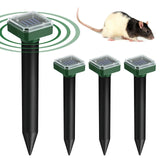 1 x RAW Customer Returns Hillylolly Mole Repeller Solar, 4 Pack Vole Repeller, Mole Repeller, Solar Mole Repeller, Ultrasonic Mouse Repellent, Drives Moles, Ground Squirrels and Mice Out of Gardens and Fields A  - RRP €22.96