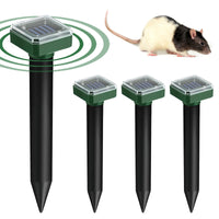 1 x RAW Customer Returns Hillylolly Mole Repeller Solar, 4 Pack Vole Repeller, Mole Repeller, Mole Repeller Solar, Ultrasonic Mouse Repellent, Drives Moles, Ground Squirrels and Mice Out of Gardens and Fields A  - RRP €21.59