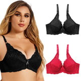 1 x Brand New SHEKINI Women s Bras with Underwire Elegant Lace Bra Bustier Ladies Soft Bra Adjustable Straps 2 Pack - RRP €30.24