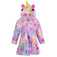 1 x RAW Customer Returns KAKU NANU bathrobe children s girls fluffy unicorn plush bathrobe dressing gown children s cuddly gift girls 4 5 years - RRP €23.99