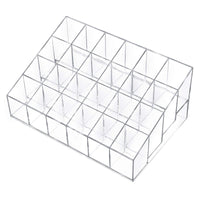 1 x RAW Customer Returns Benbilry 24 Places Lipstick Organizer Lipstick Storage Lipstick Holder Make Up Storage Acrylic Transparent Lipstick Holder - RRP €10.99