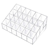 1 x RAW Customer Returns Benbilry 24 Places Lipstick Organizer Lipstick Storage Lipstick Holder Make Up Storage Acrylic Transparent Lipstick Holder - RRP €10.99