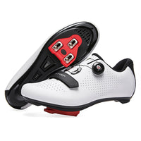 1 x RAW Customer Returns Women Men s Cycling Shoes Road Bike Shoes Compatible with SPD and Delta Pedal Lock Breathable Peloton Bicycle Shoes White 270 - RRP €59.99