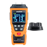 1 x RAW Customer Returns Moisture Meter Moisture Detector, moisture meter with color LCD and acoustic alarm, suitable for all building materials, wood, walls, plaster, masonry, 5-40 mm analysis depth - RRP €20.16