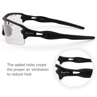 1 x RAW Customer Returns BangLong Cycling Glasses Photochromic Sunglasses Men Women UV400 Protection Sports Glasses for Fast Cycling Running Baseball MTB Outdoor Sports Bicycle - RRP €27.99