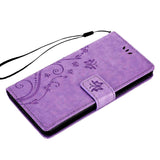 1 x RAW Customer Returns AROYI Leather Case Samsung Galaxy A10 Flip Case HD Screen Protector Light Purple  - RRP €9.99