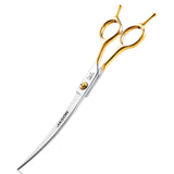 1 x RAW Customer Returns JASON 7.5 inch curved dog scissors, grooming scissors, grooming scissors for dogs, cats - RRP €40.32