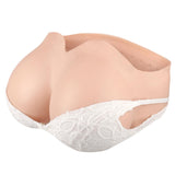 1 x RAW Customer Returns ICEVER Silicone False Breast Forms Gel Filled Strapless C Cup Realistic Breast Prostheses for Crossdresser Cosplay Transgender Mastectomy Size L - C Cup, Light Skin Ivory White  - RRP €129.99