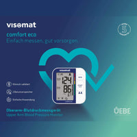 1 x RAW Customer Returns visomat 24027 comfort eco - upper arm blood pressure monitor, fully automatic and safe blood pressure measurement, validated measurement accuracy, manufacturer with over 40 years of experience, 1 piece 1 pack  - RRP €33.78