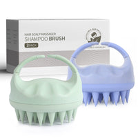 7 x Brand New Sndyi Scalp Massage Brush Shampoo Brush, 2 Pcs Silicone Scalp Massage Brush for Exfoliation and Head Massage, Wet Dry Scalp Massager Reduces Dandruff, Stimulates Hair Growth - RRP €119.98