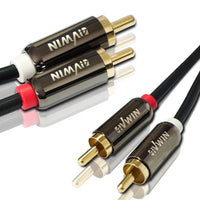 7 x Brand New 4VWIN RCA cable, 2 plugs red-white, stereo audio, gold-plated plugs, metal housing for Hi-Fi, home theater, HDTV, amplifiers speakers 5  - RRP €91.7