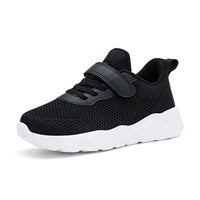 1 x RAW Customer Returns Fudaolee Unisex children s trainers boys sports shoes breathable running shoes girls lightweight trainers non-slip indoor shoes leisure fitness shoes B-black 34 EU 35 CN - RRP €32.26