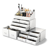 1 x RAW Customer Returns Readaeer Makeup Organizer Cosmetic Storage Box Makeup Storage Box in 4 Layers, is suitable for bedroom and bathroom - RRP €39.99