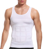 1 x RAW Customer Returns SLIMBELLE Shapewear Men s Compression Shirt Figure Shaping Tummy Control Undershirt Body Shape Underwear Tank Top Sleeveless Undershirt Elastic Vest Slim Bodice Waist Shaper Belly Vest for Men - RRP €21.31