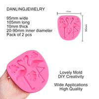 1 x Brand New DanLingJewelry Cute Bear Silicone Molds Animal Silicone Molds for Baking Chocolate Cookie Dessert 2 Pack - RRP €20.4