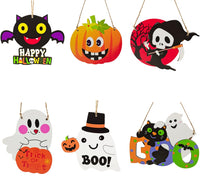 29 x Brand New Lumstar Halloween decoration pumpkin children, Halloween decoration indoor and outdoor, Halloween wooden decoration hanger - RRP €204.16