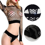 9 x Brand New HOTSO Fishnet Bodystockings Dress, Elasticity Transparent Body Lingerie Women Sexy Lingerie Nylon Bodysuit for Woman Lover 2 Piece Lingerie Set - RRP €248.4