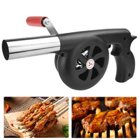 1 x RAW Customer Returns YAANBUNB BBQ Fan Air Blower Manual Grill Fire Starter Outdoor Cooking BBQ Fan Portable Grill Air Blower Fast Fire Starter Bellows Cooking Lighter Tools for Outdoor Barbecue Picnic - RRP €20.18