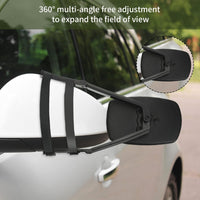 1 x RAW Customer Returns Pack of 2 caravan mirrors, outside mirrors, caravan mirrors, replacement double side mirrors, universal mirrors, outside mirrors, trailer mirrors, for caravans trailers - RRP €46.38