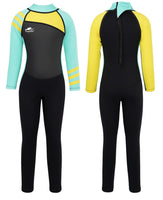 1 x RAW Customer Returns Gogokids Kids Wetsuits - Boys Girls Rash Guard One Piece Thermal Swimsuits 2.5mm Neoprene Diving Suit Snorkeling Suit UV Protection 50  - RRP €43.55