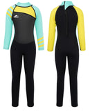 1 x RAW Customer Returns Gogokids Kids Wetsuits - Boys Girls Rash Guard One Piece Thermal Swimsuits 2.5mm Neoprene Diving Suit Snorkeling Suit UV Protection 50  - RRP €43.55