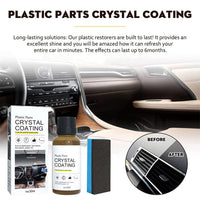 8 x Brand New Plastic Parts Crystalline Coating, 2024 New Car Plastic Restorer, Crystal Coating Plastic, Car Scratch Removal Wax Car Plastic Parts Renovation Agent 2 Pieces  - RRP €94.08