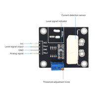 1 x RAW Customer Returns ARCELI DC 5V WCS1700 70A Hall Current Detection Sensor Module with Adjustable Overcurrent Short Circuit Protection for LM393 Operational Amplifier - RRP €13.32