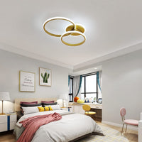 1 x RAW Customer Returns Comely Ceiling Lamp LED Ceiling Light Living Room, 42W 4700LM LED Ceiling Light Modern, Gold Round Ceiling Lighting for Bedroom Living Room Kitchen Hallway, Cool White Light 6500K, 59CM - RRP €48.99