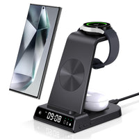 1 x RAW Customer Returns Phelinta 3 in 1 inductive charging station for Samsung, wireless charger charging station for Samsung S24 Ultra S24 S23 Ultra S23 S22 S21 Z Flod 5 Z Flip 5, wireless charger for Galaxy Watch 6 5 4 3 - RRP €49.99