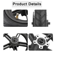 1 x RAW Customer Returns Alomejor Electric Scooter Tire with Hub Electric Scooter Rear Wheel and 120 Disc Brake Pneumatic Tire Rear Wheel Replacement Airless Tire Compatible with XIAO-MI PRO Electric Scooter - RRP €45.5