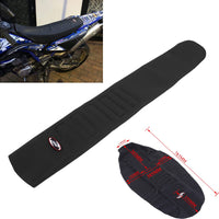 1 x RAW Customer Returns FastPro Motorcycle Seat Cover Universal Motorcycle Dirt Bike Rubber Seat Cover Black - RRP €28.99