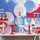 45 x Brand New Prextex 75pcs 12 Party Balloons with Matching Color Ribbons Theme Decorations for Parties Wedding Baby Shower Birthday Helium Large Large Blue - RRP €918.0