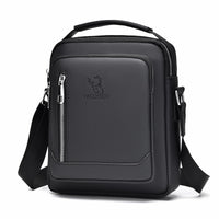 1 x RAW Customer Returns Parnerme Men s Large Capacity Multi-Pocket Crossbody Bag Casual Men s Daily Commercial Travel Work D-Black - RRP €60.0